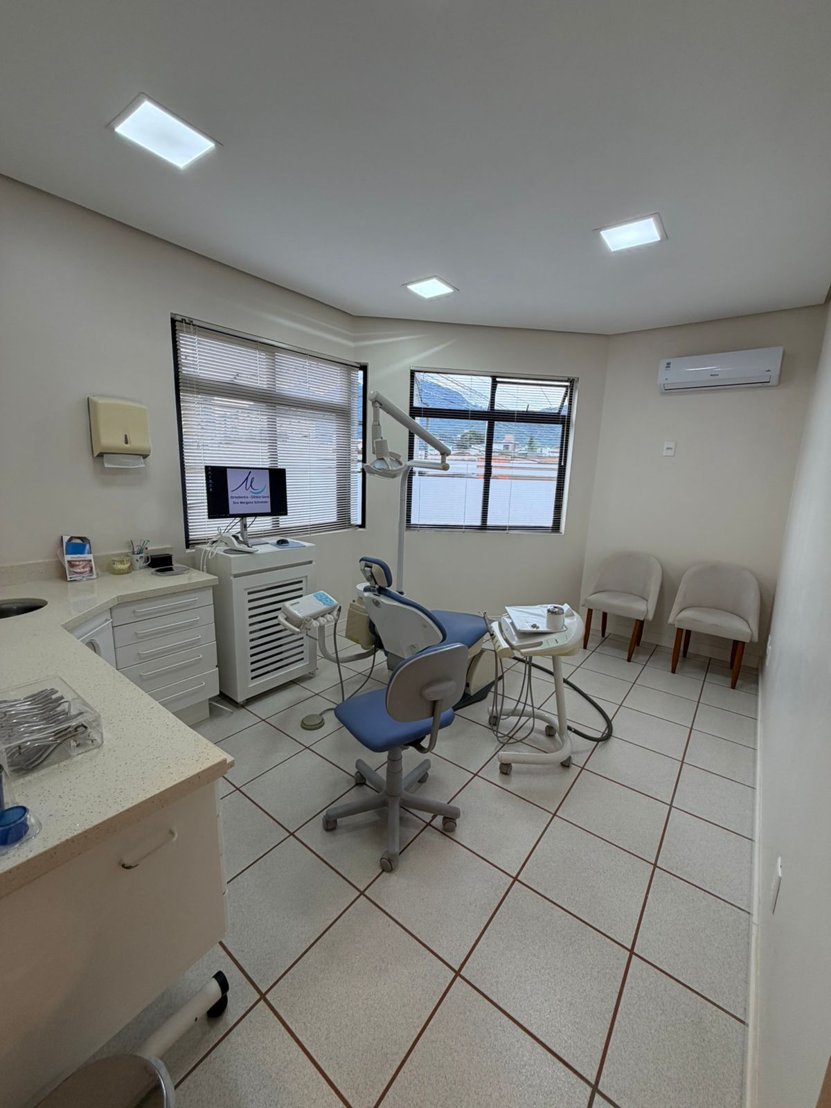 Sala de atendimento do consultório